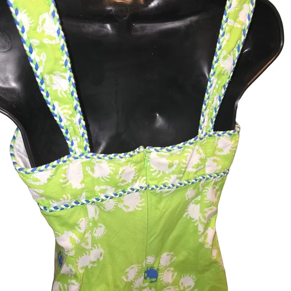 Lilly Pulitzer Green Floral Mini Dress - Picture 6 of 7